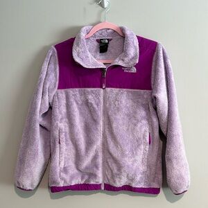 The North Face Denali Youth Girls Fleece Jacket Light‎ Purple Size Large